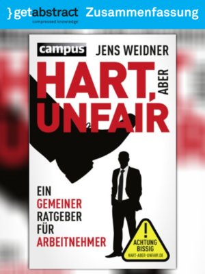 cover image of Hart, aber unfair (Zusammenfassung)